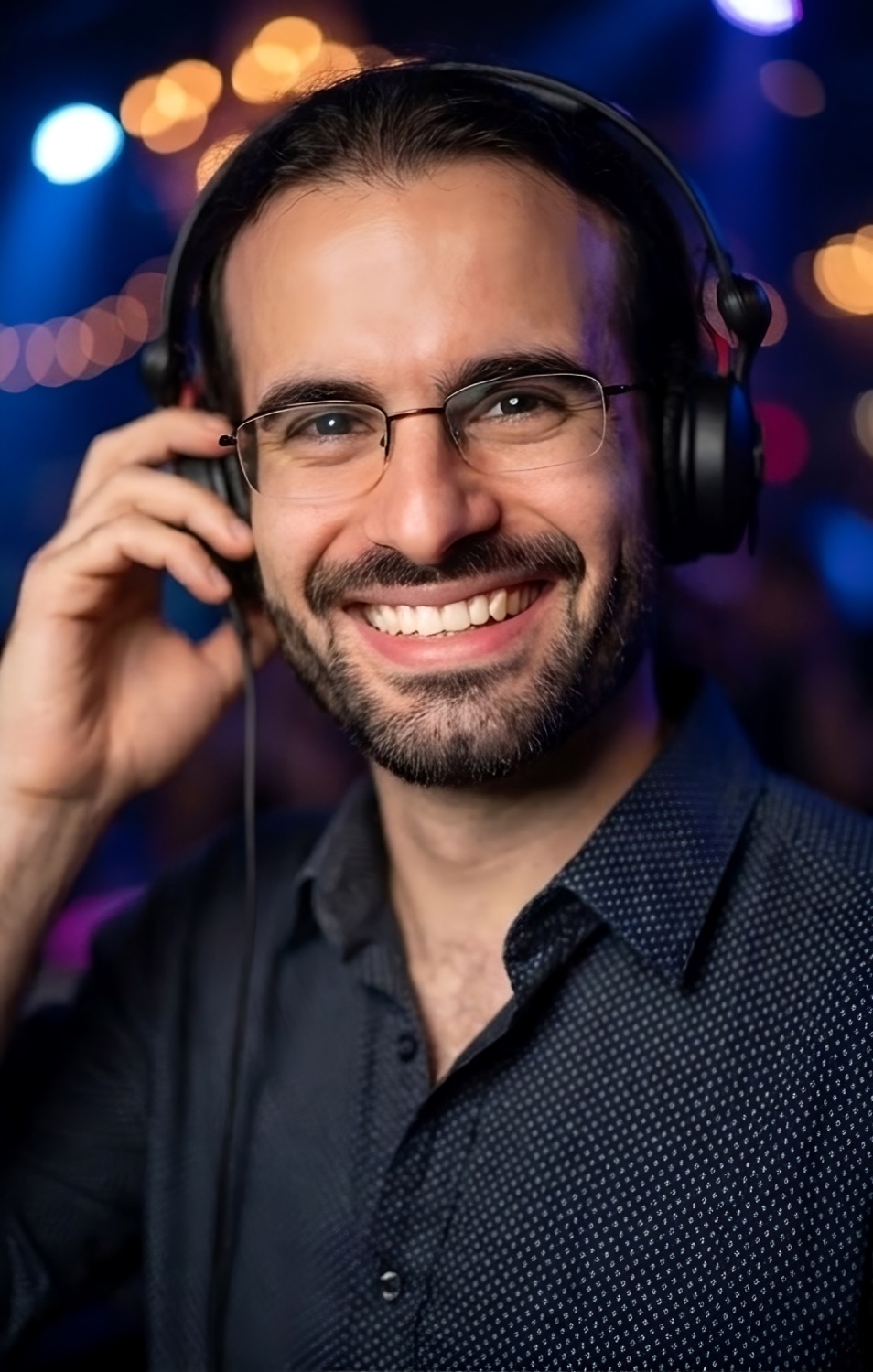 el-eje, tango DJ — portrait with headphones